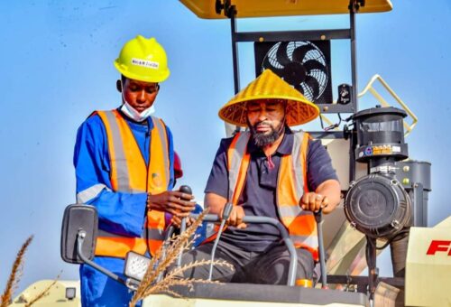 MECHANISED AGRICULTURE: FARMER GOVERNOR UMARU BAGO FLAGS-OFF CORN HARVEST OF NIGER FOODS