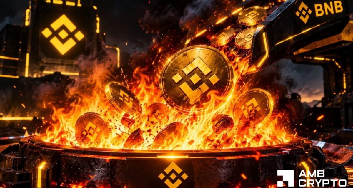 BNB’s 37th quarterly burn removes 1.64M tokens – Move toward 0 needs…