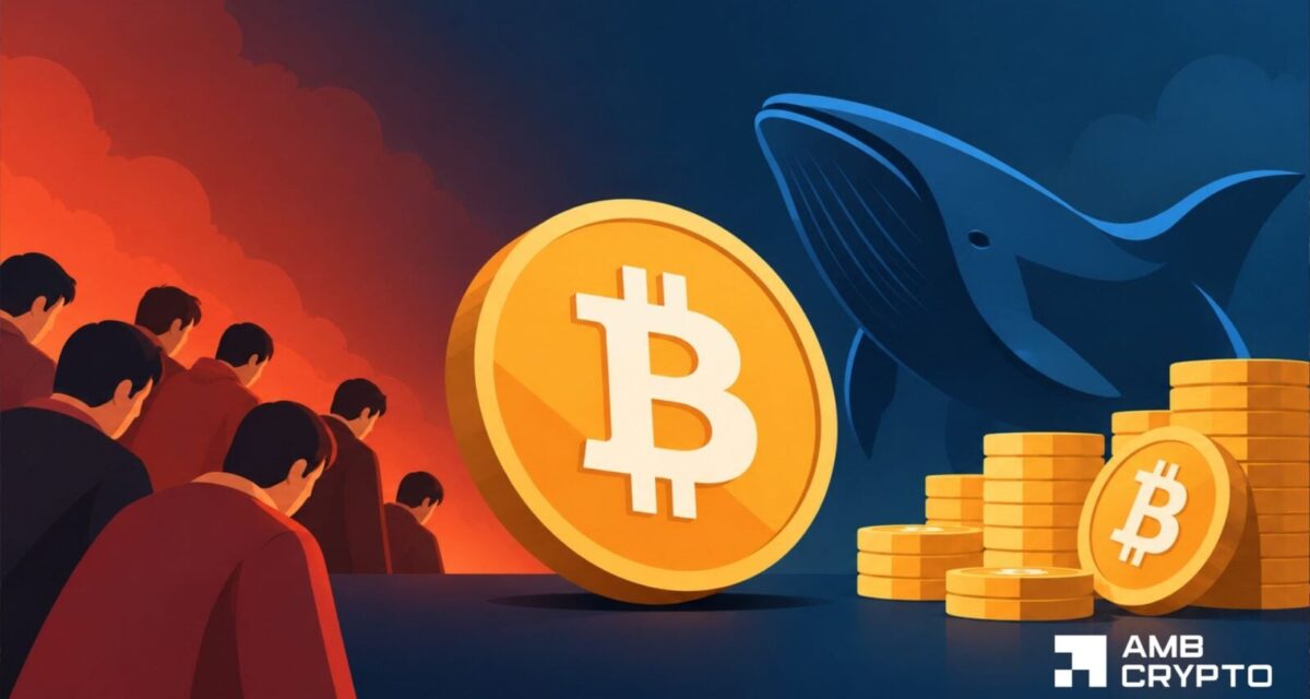 Bitcoin risks another red October as retail selling outpaces whale activity — What next?