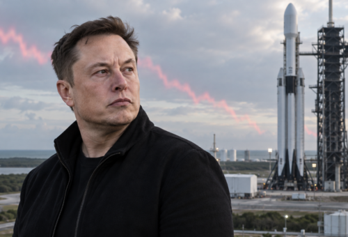 Elon Musk Net Worth Falls Below  Trillion as SpaceX Stock Drops