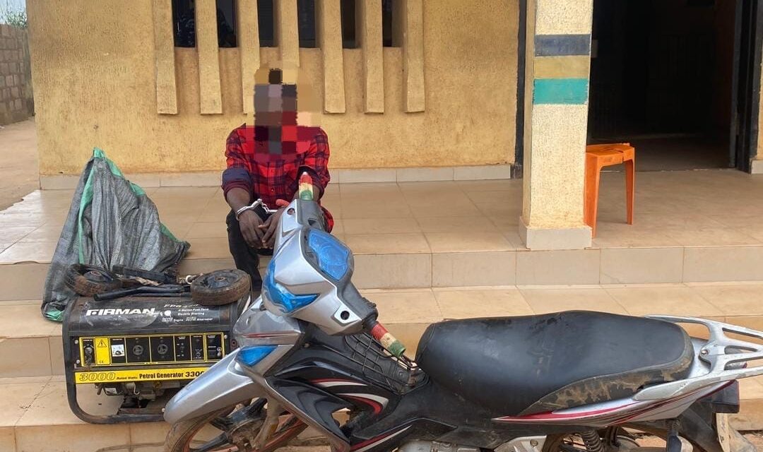 Police foil theft, arrest suspect, recover motorcycle, generator in Ogun