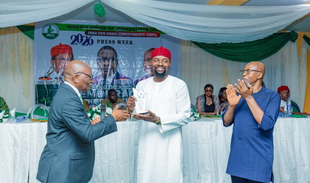 NUJ Honours FCC Commissioner, Peter Eze, for Youth Leadership in Enugu – THISDAYLIVE